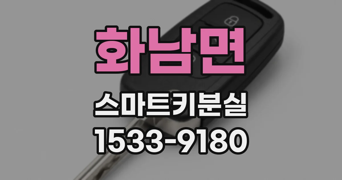 화남면 스마트키분실