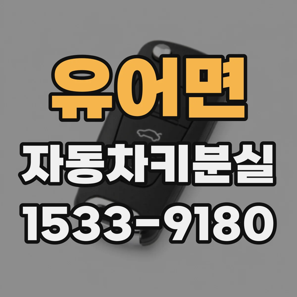 유어면 자동차키분실
