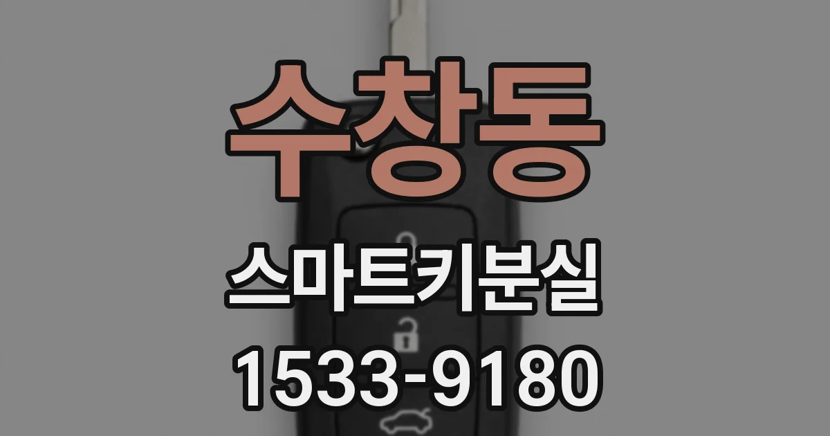 수창동 스마트키분실