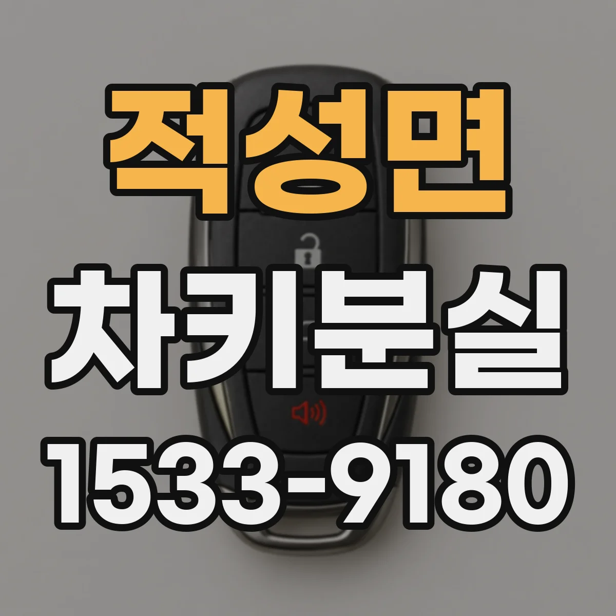 적성면 차키분실