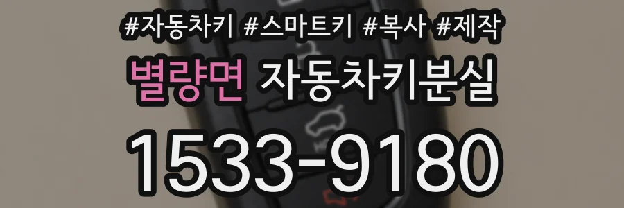 별량면 자동차키분실