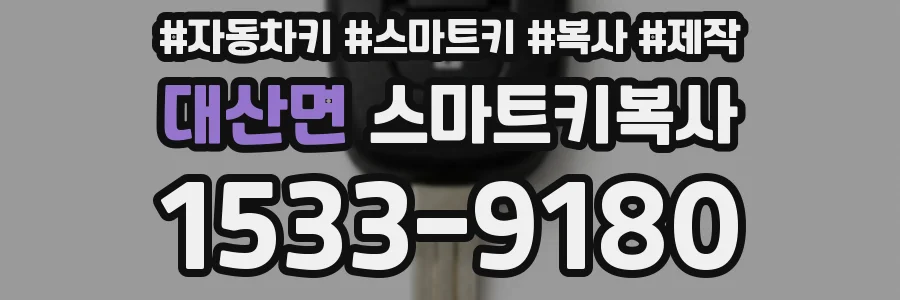 대산면 스마트키복사