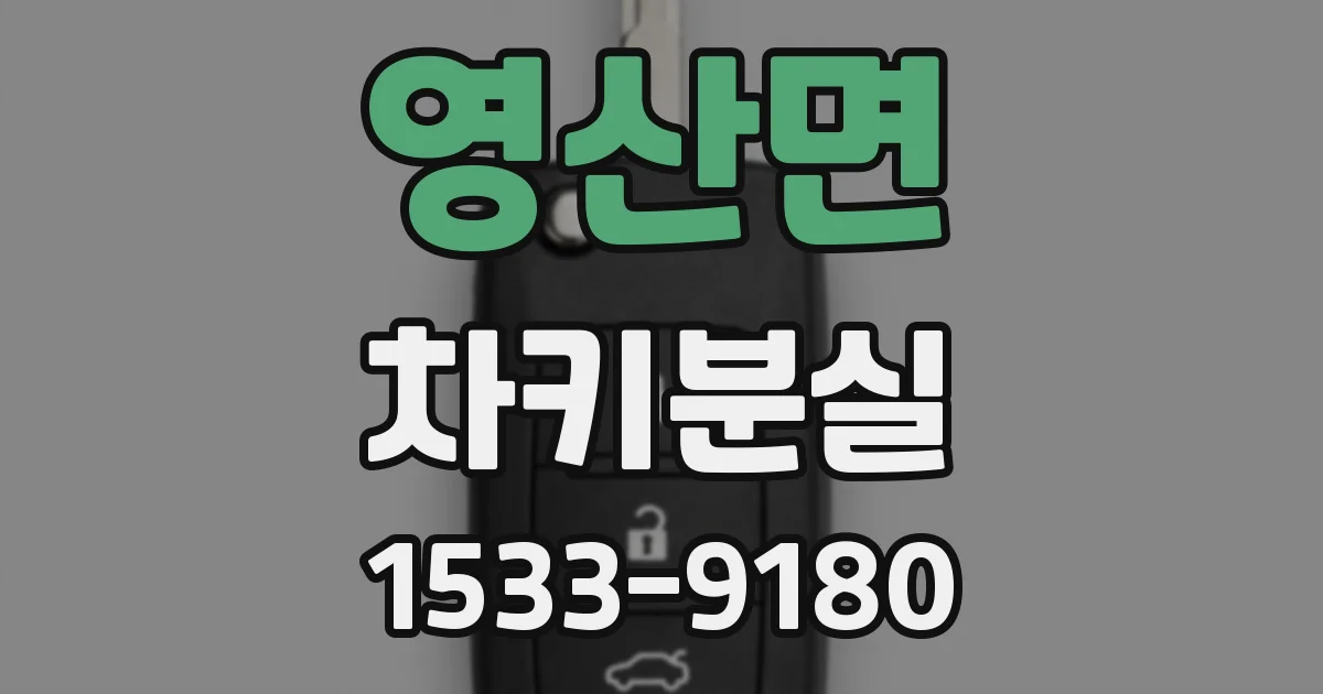 영산면 차키분실