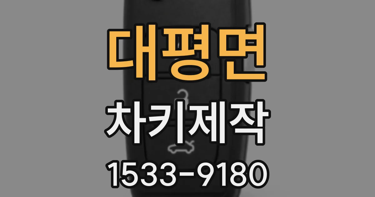 대평면 차키제작