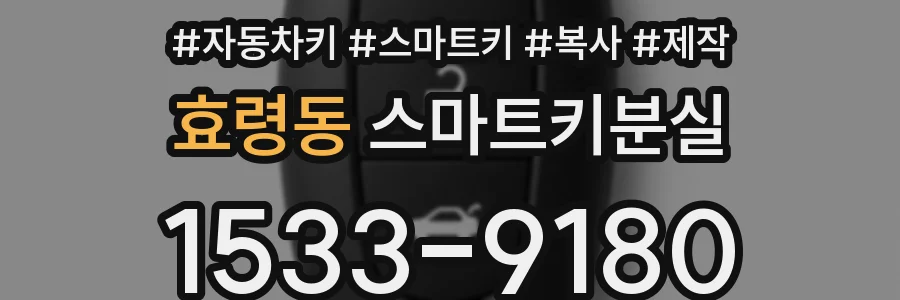 효령동 스마트키분실