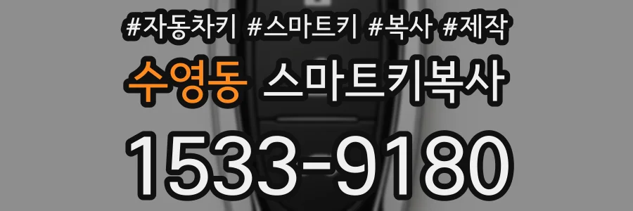 수영동 스마트키복사