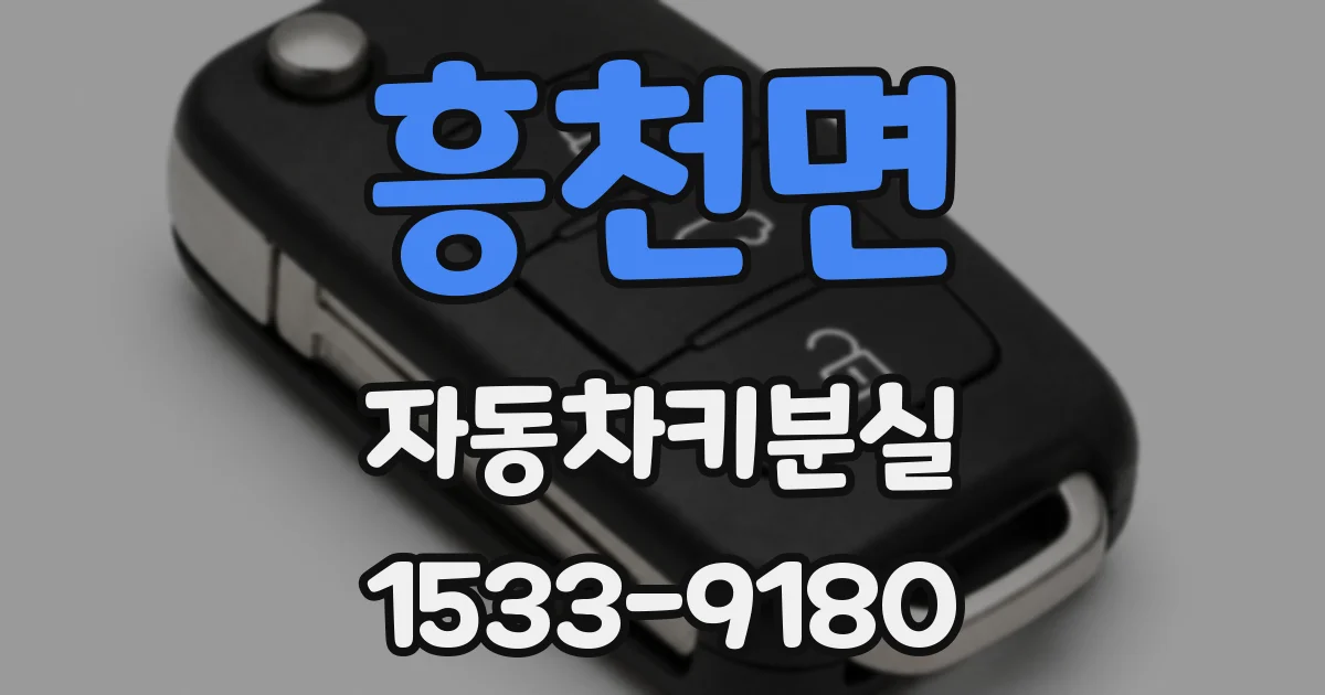 흥천면 자동차키분실