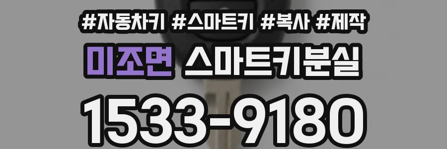미조면 스마트키분실