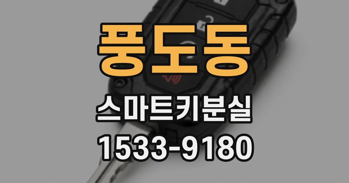 풍도동 스마트키분실