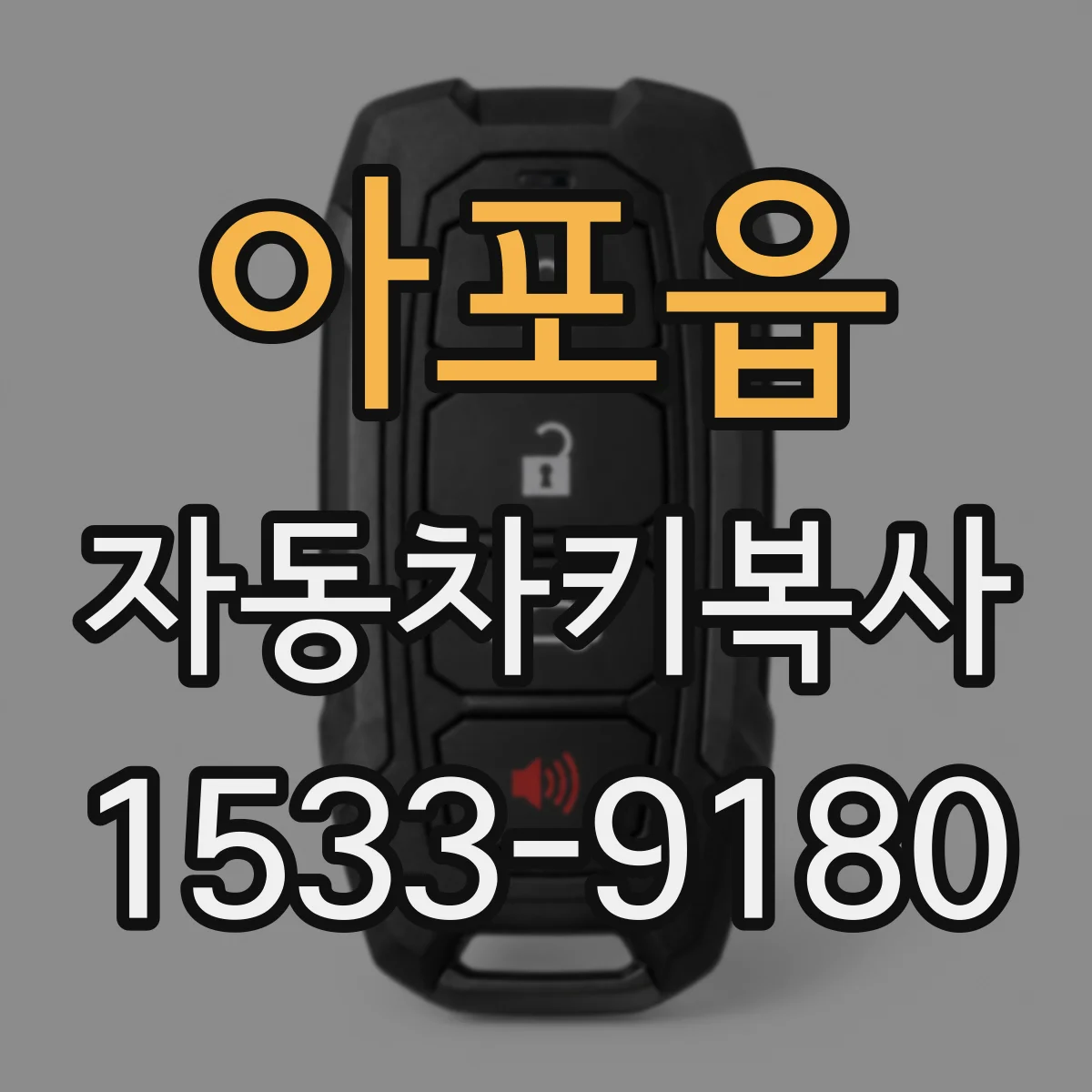 아포읍 자동차키복사