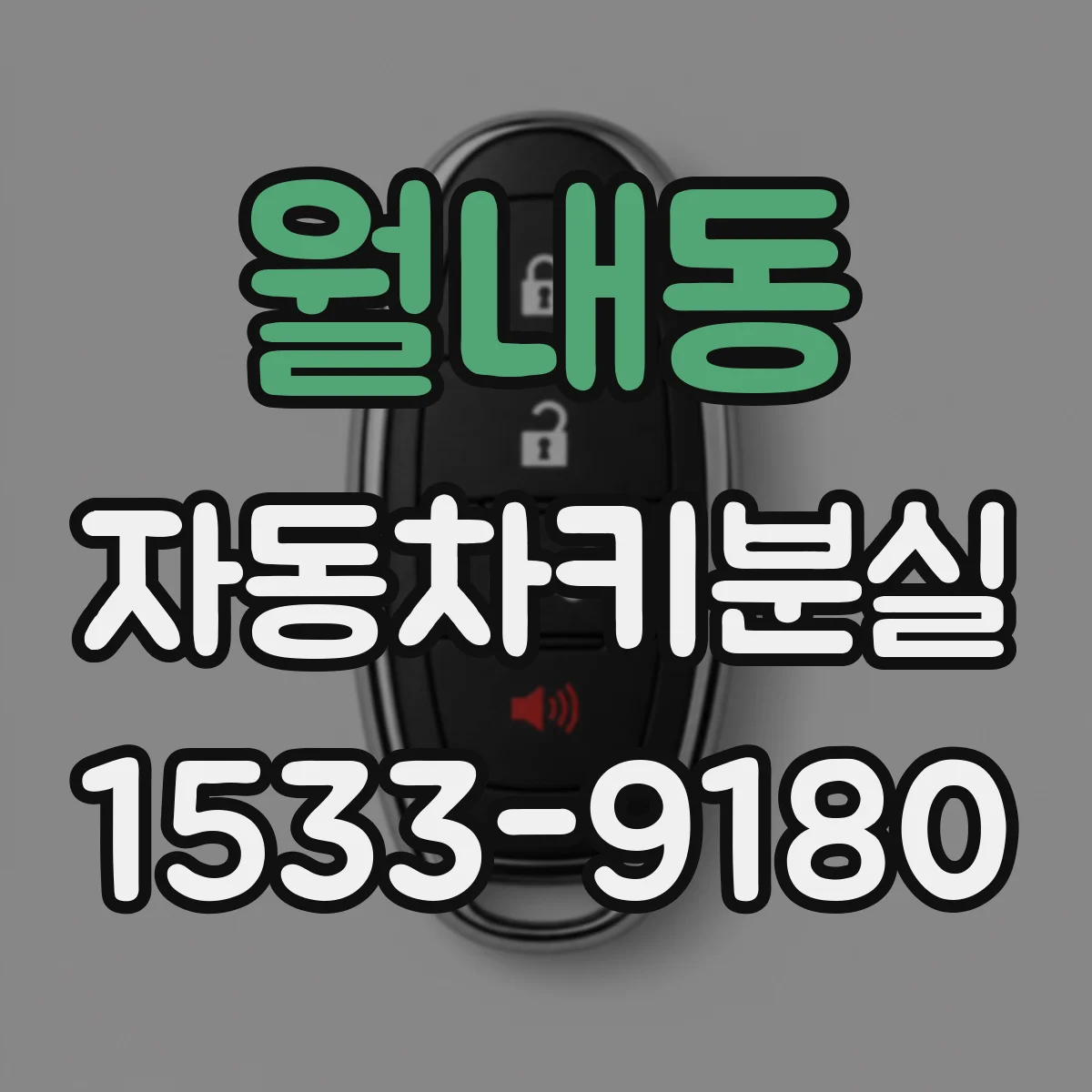 월내동 자동차키분실