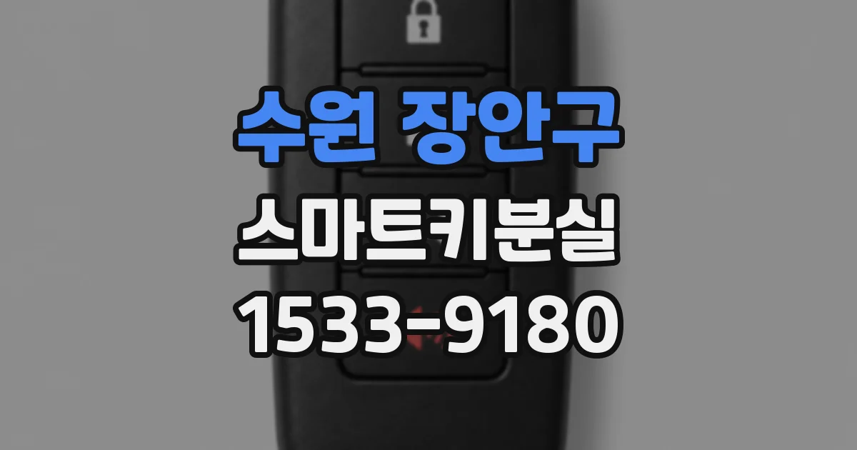 수원 장안구 스마트키분실