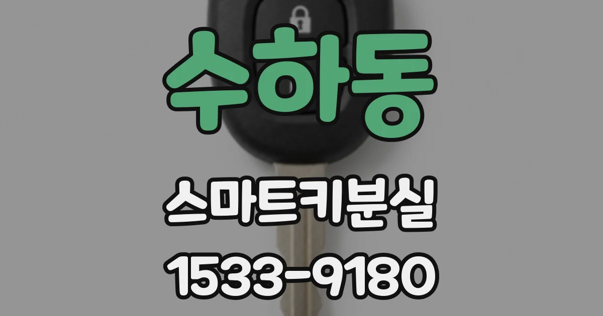 수하동 스마트키분실