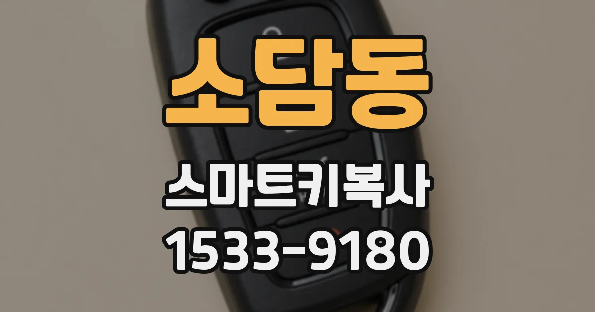 소담동 스마트키복사