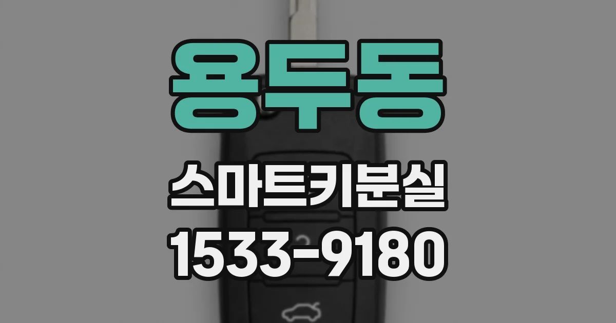 용두동 스마트키분실
