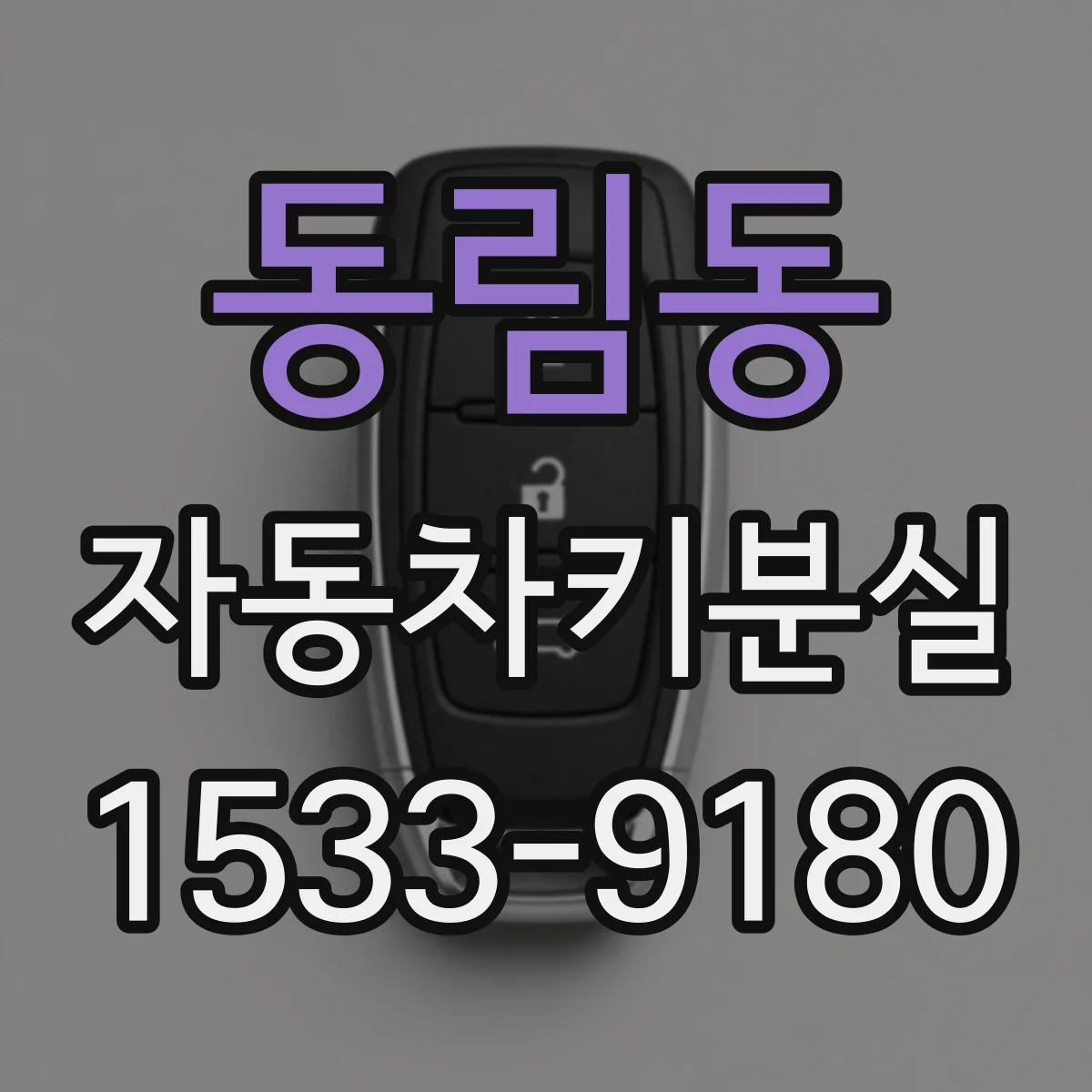 동림동 자동차키분실