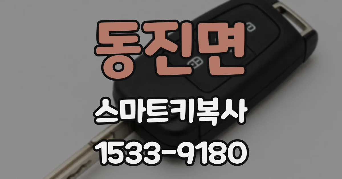 동진면 스마트키복사