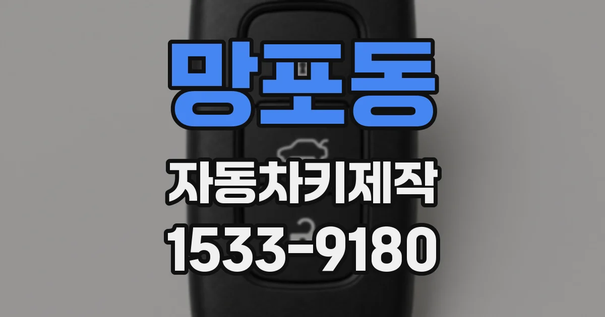 망포동 자동차키제작