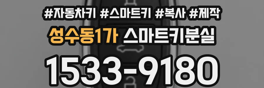 성수동1가 스마트키분실