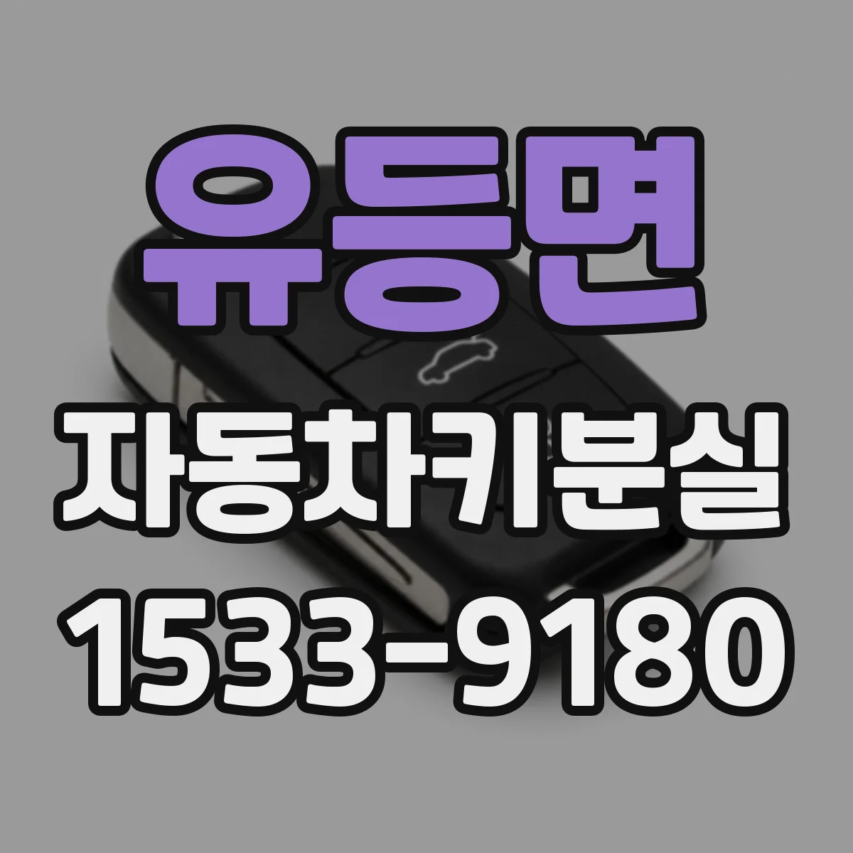 유등면 자동차키분실