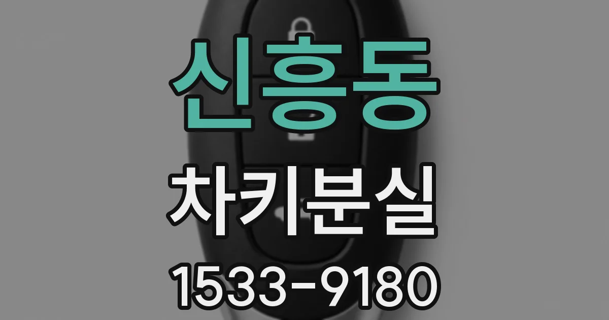 신흥동 차키분실