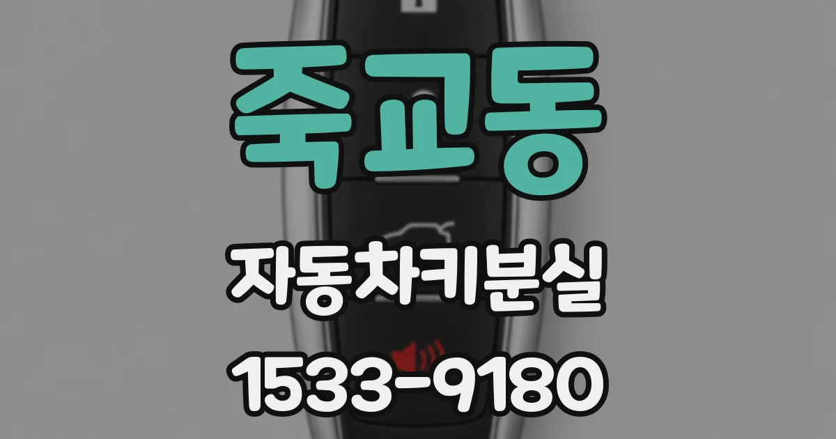 죽교동 자동차키분실
