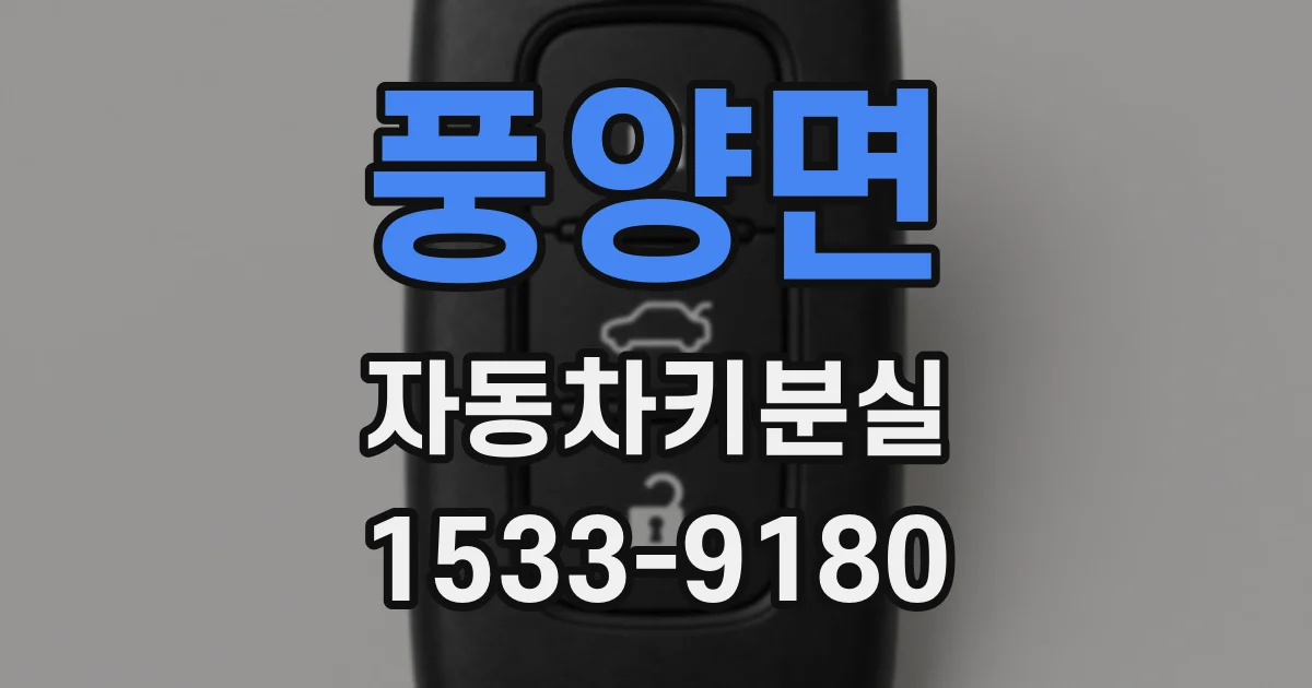 풍양면 자동차키분실