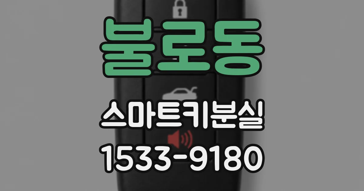 불로동 스마트키분실