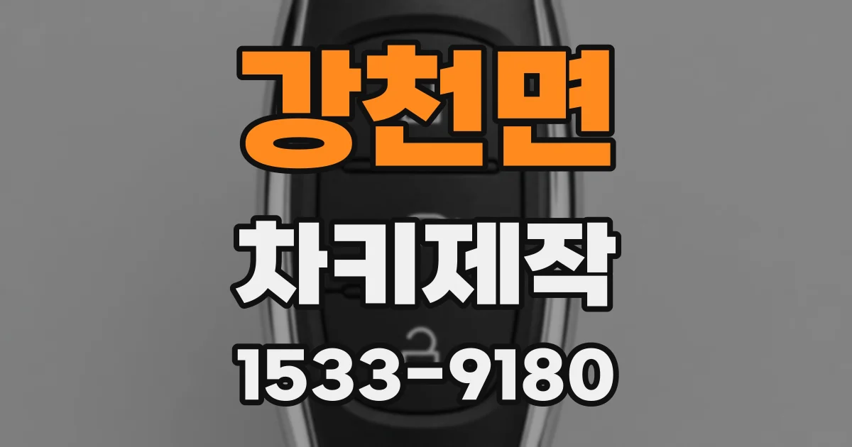 강천면 차키제작