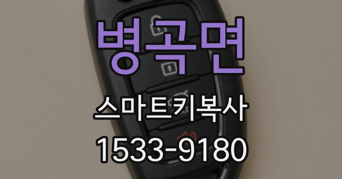 병곡면 스마트키복사