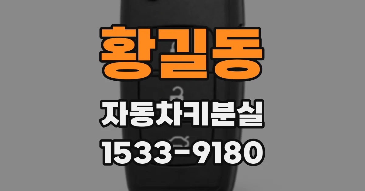 황길동 자동차키분실