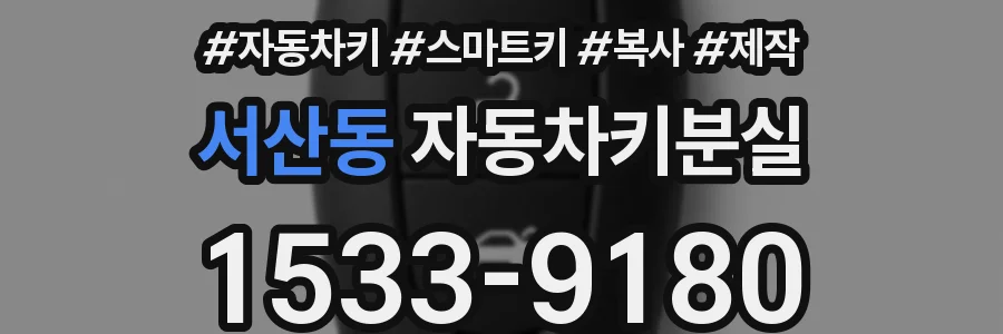 서산동 자동차키분실