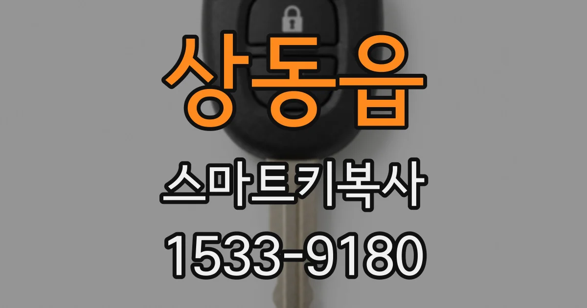 상동읍 스마트키복사