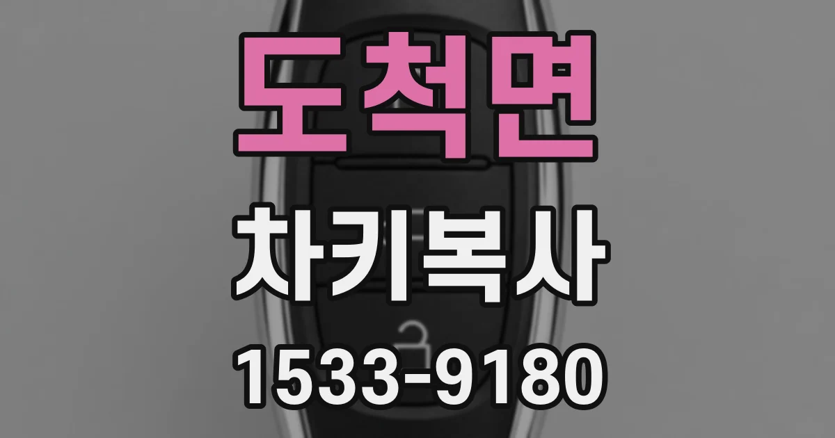 도척면 차키복사