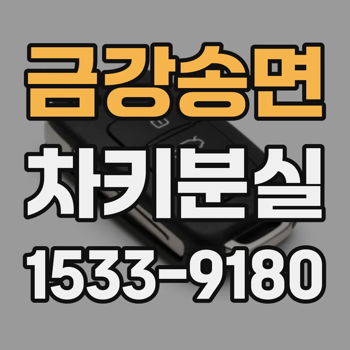 금강송면 차키분실