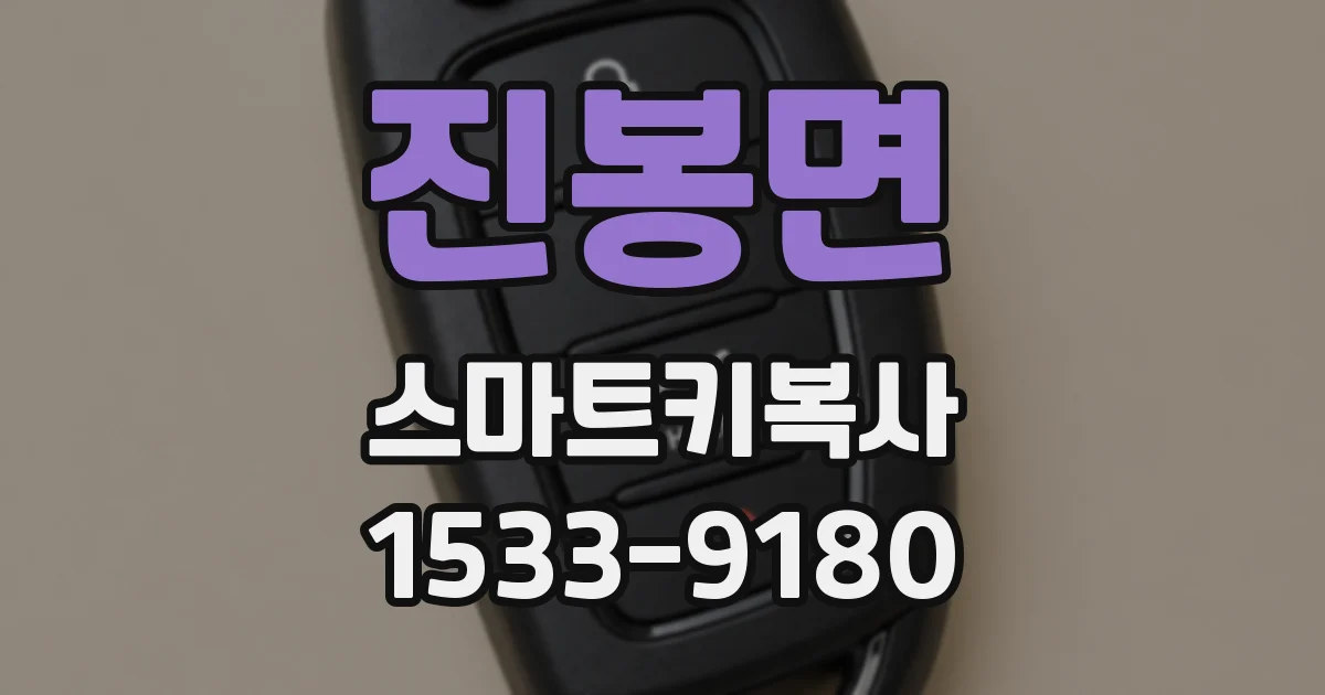 진봉면 스마트키복사