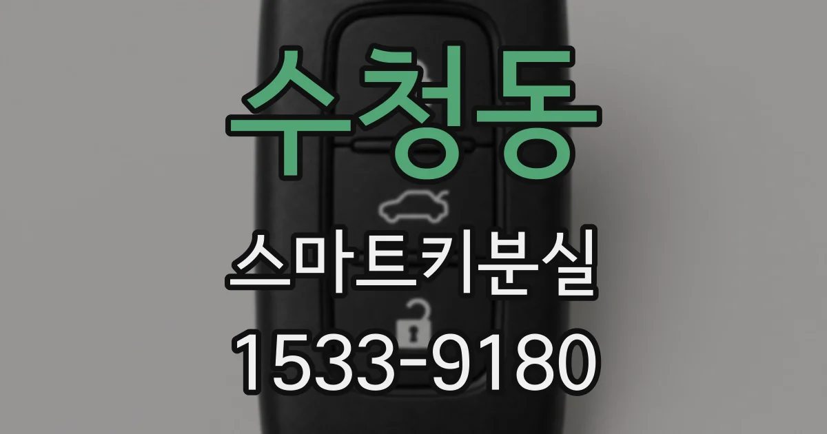 수청동 스마트키분실