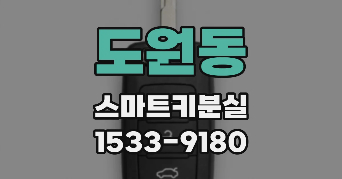 도원동 스마트키분실
