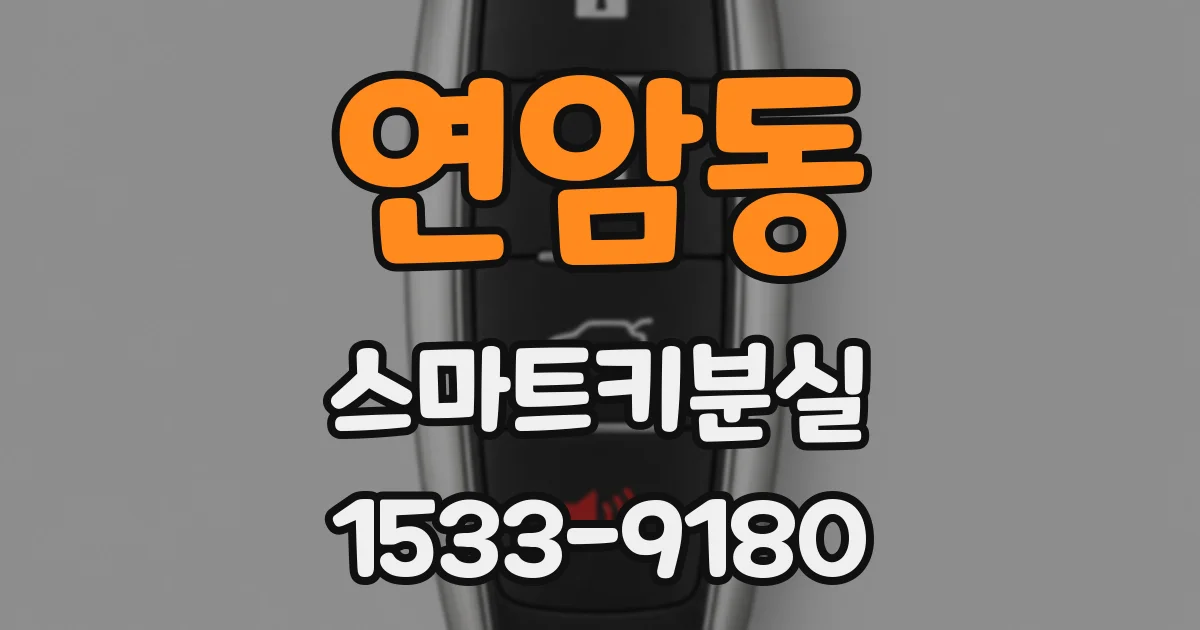 연암동 스마트키분실