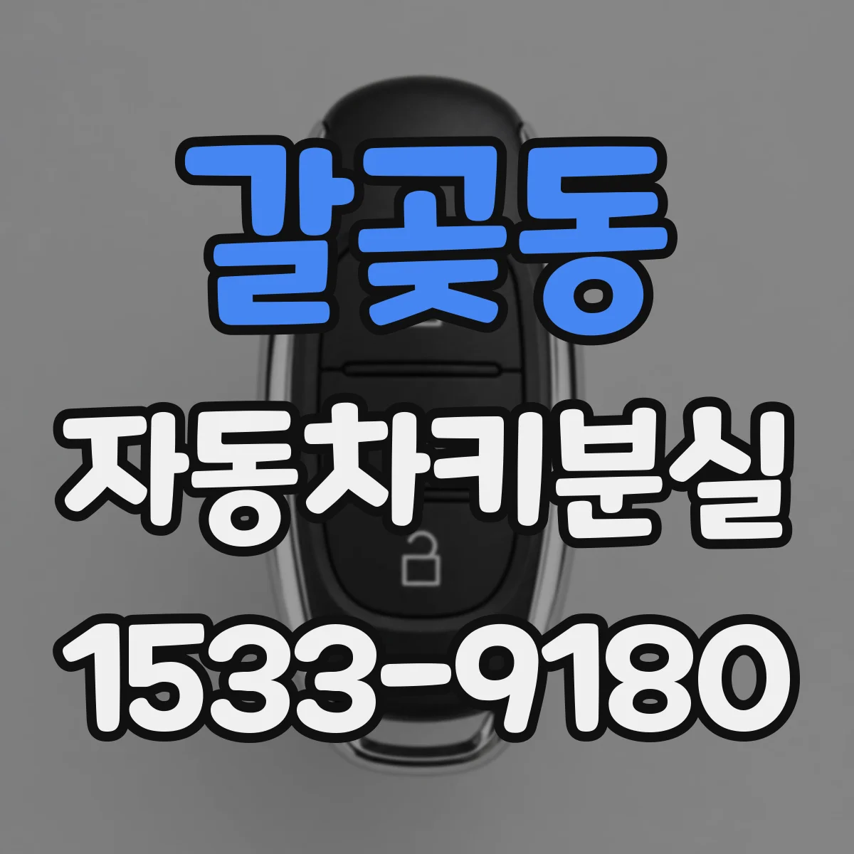 갈곶동 자동차키분실