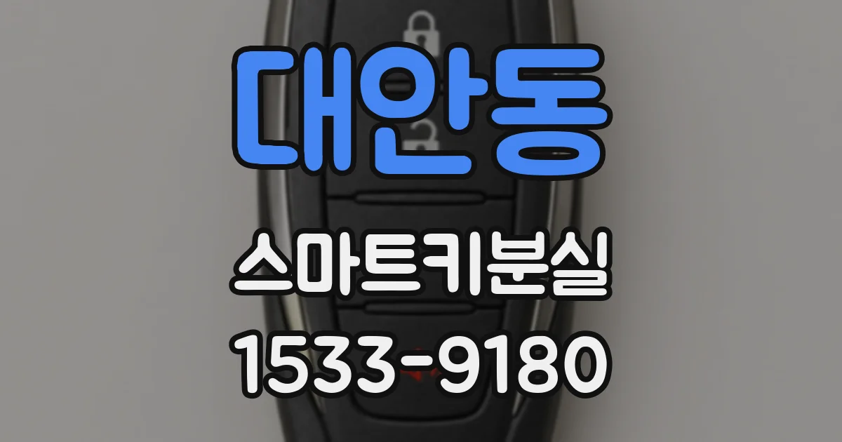 대안동 스마트키분실