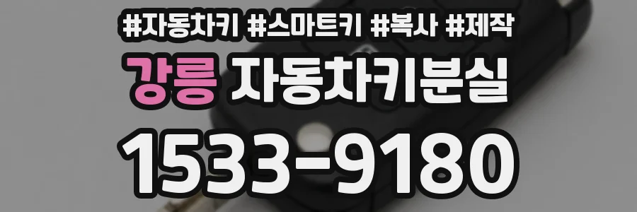 강릉 자동차키분실