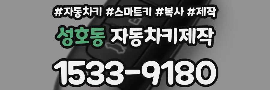 성호동 자동차키제작