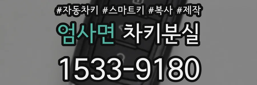 엄사면 차키분실