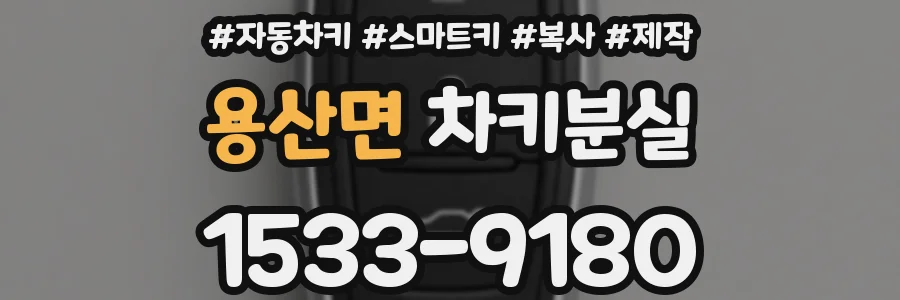 용산면 차키분실