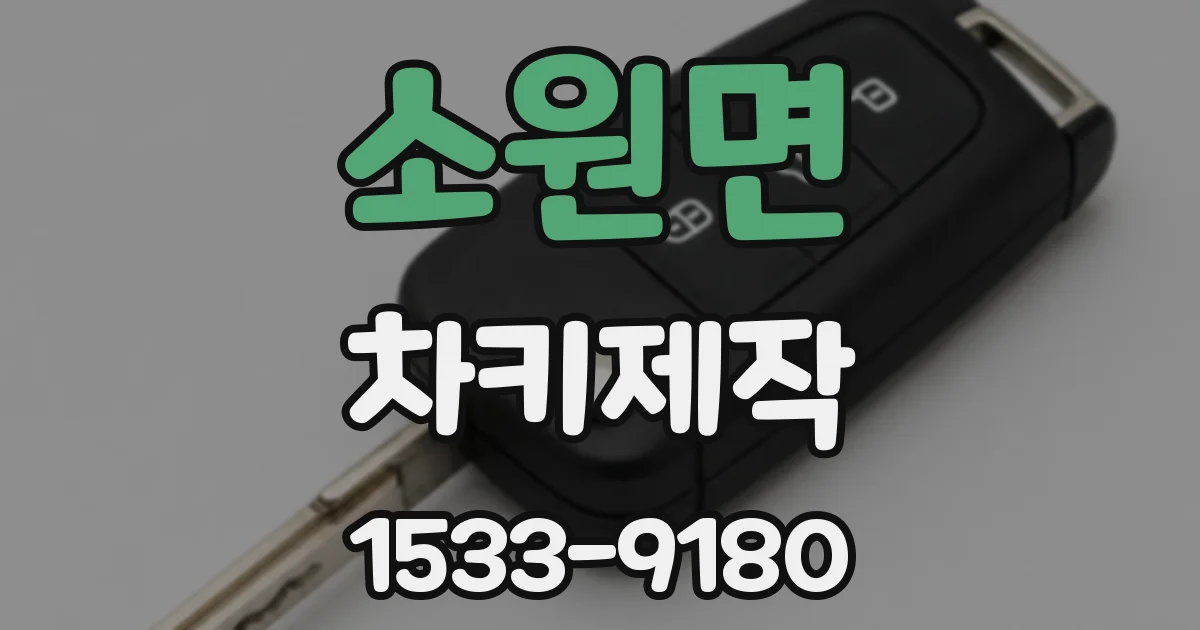 소원면 차키제작