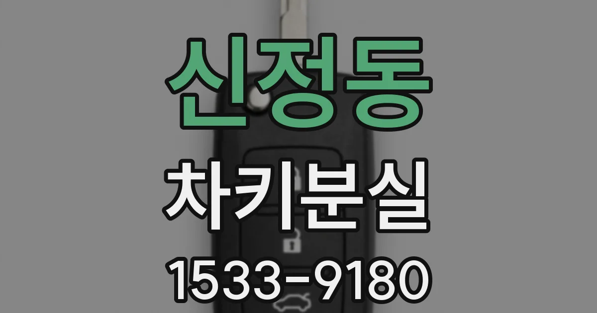 신정동 차키분실