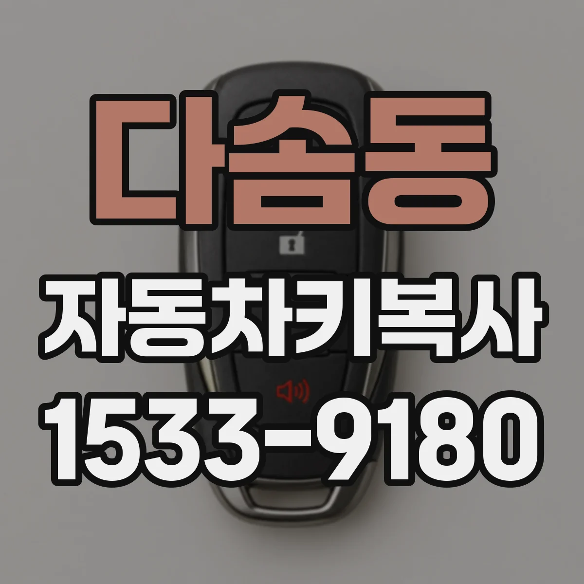 다솜동 자동차키복사