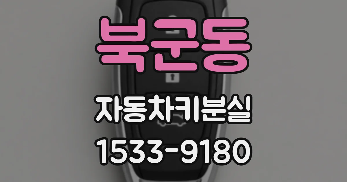 북군동 자동차키분실