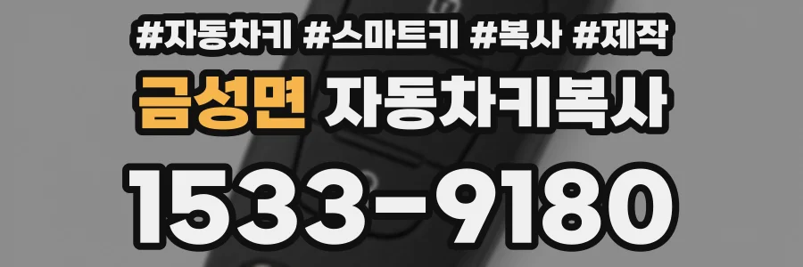 금성면 자동차키복사